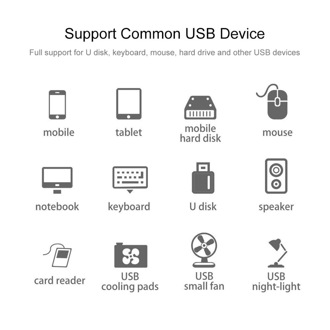 2-In-1 Usb 3.0 Hub Converter + 3X Usb Ports 26Cm Cable White 5