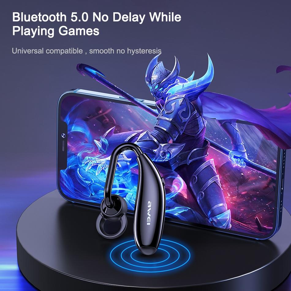 Wireless Bluetooth 5.0 Headset - N5 White 8