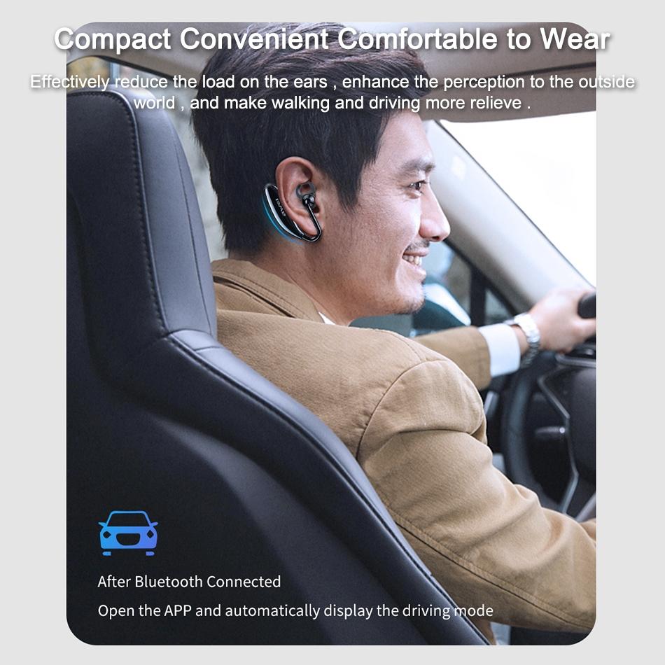 Wireless Bluetooth 5.0 Headset - N5 White 9