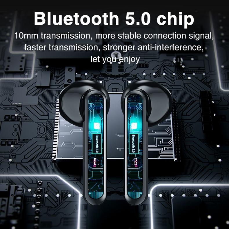 Wireless Bluetooth Earphones with Charging Box & Led Display 7