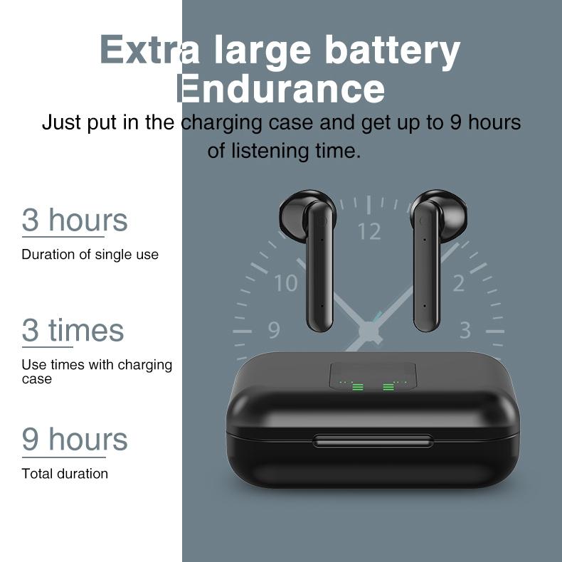 Wireless Bluetooth Earphones with Charging Box & Led Display 10