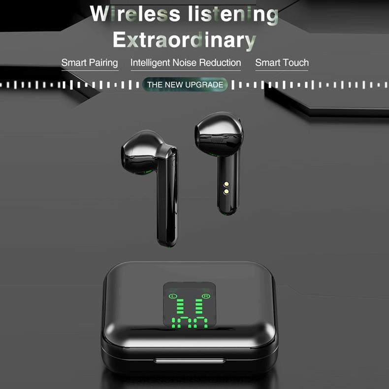 Wireless Bluetooth Earphones with Charging Box & Led Display 13