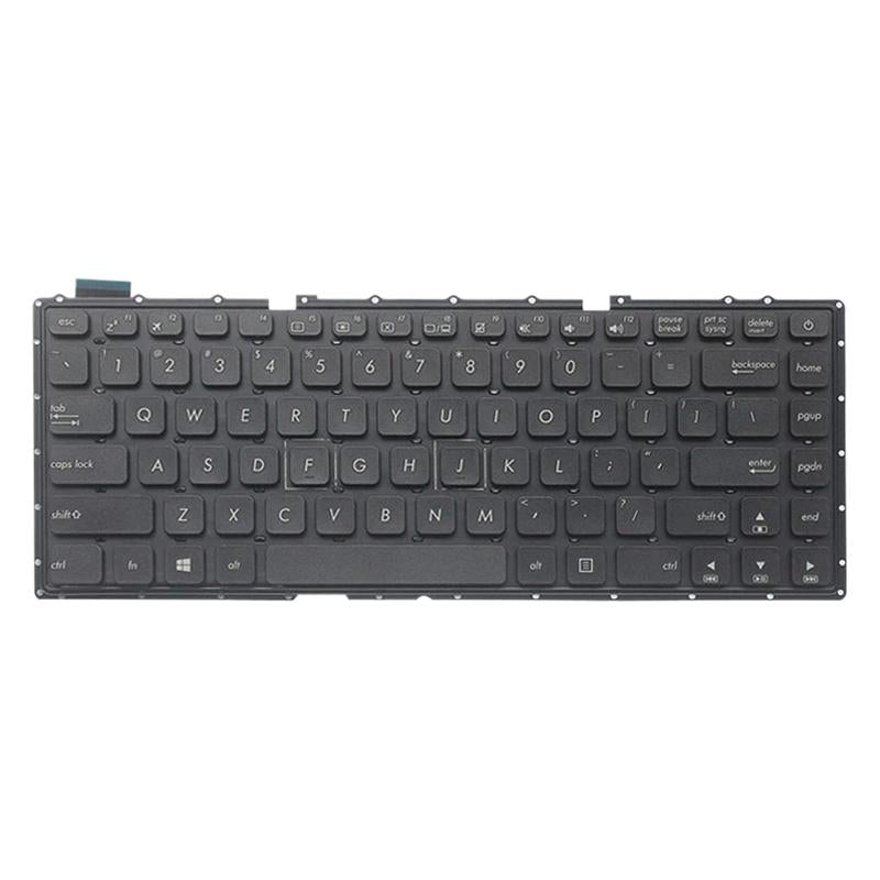 Us Keyboard for Asus Vivobook X441 Series - Black - White 3