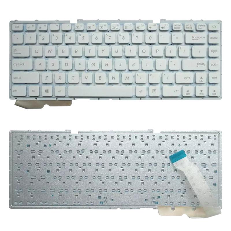 Us Keyboard for Asus Vivobook X441 Series - Black - White 6