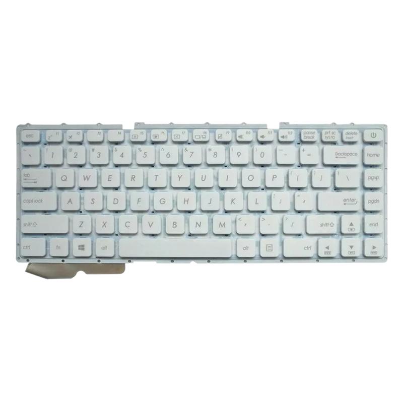 Us Keyboard for Asus Vivobook X441 Series - Black - White 7