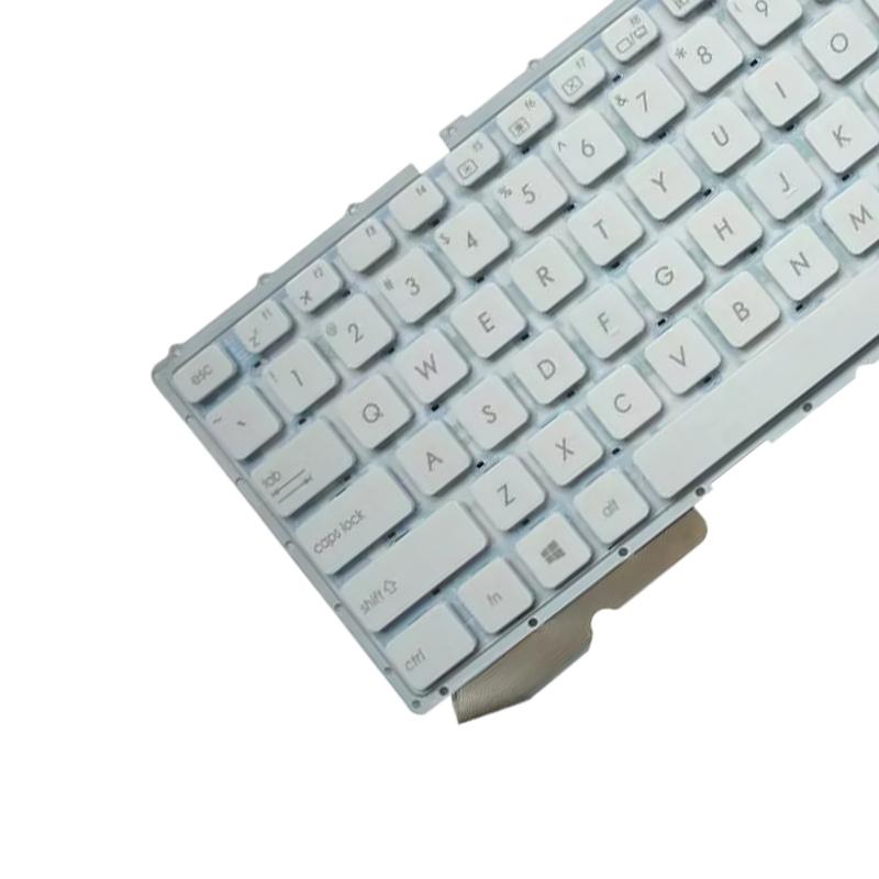 Us Keyboard for Asus Vivobook X441 Series - Black - White 8
