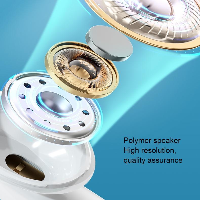 Wireless Stereo Bluetooth Earphones - V31 Sight Series White 10