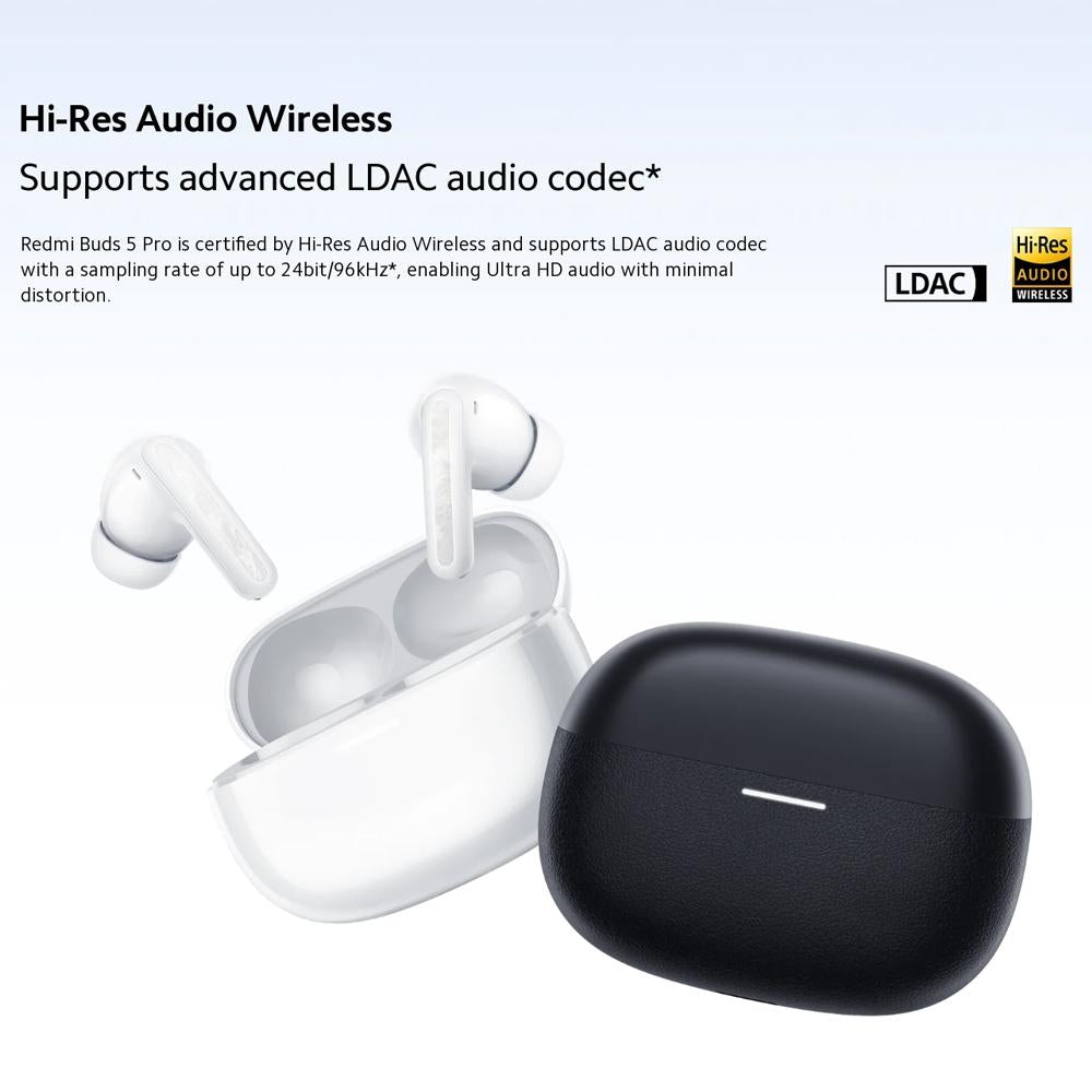 Wireless Redmi Buds 5 Pro Bluetooth Earphones - White 9