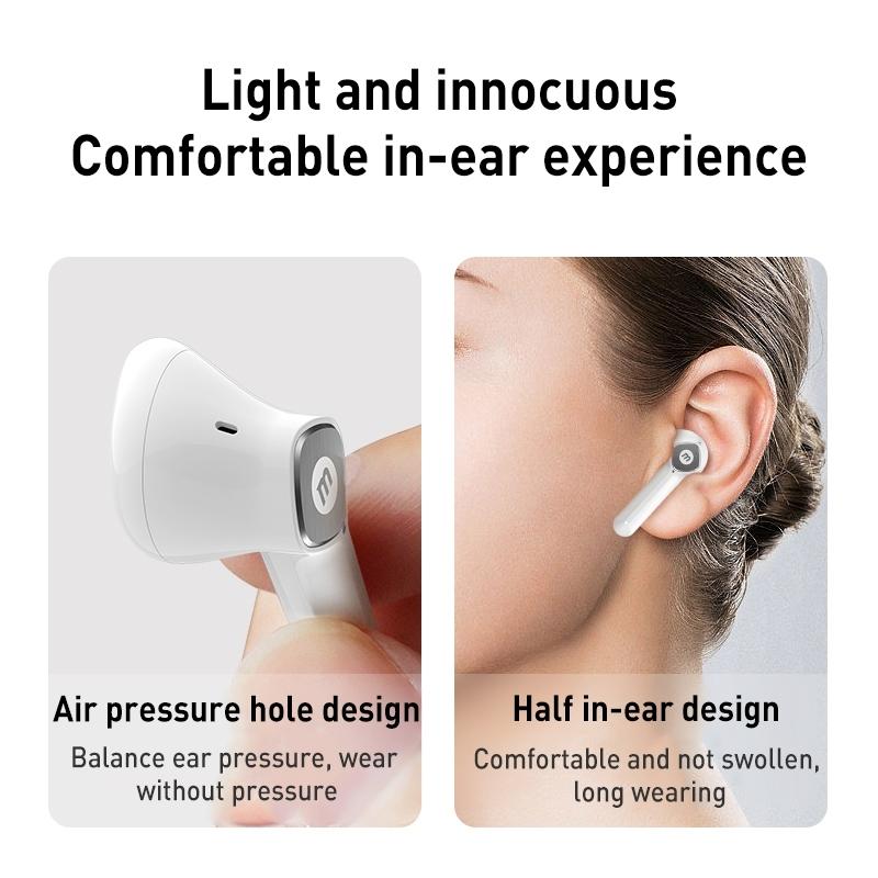 Lite3 True Wireless Noise-cancelling Earphones - Small Shell - White 6
