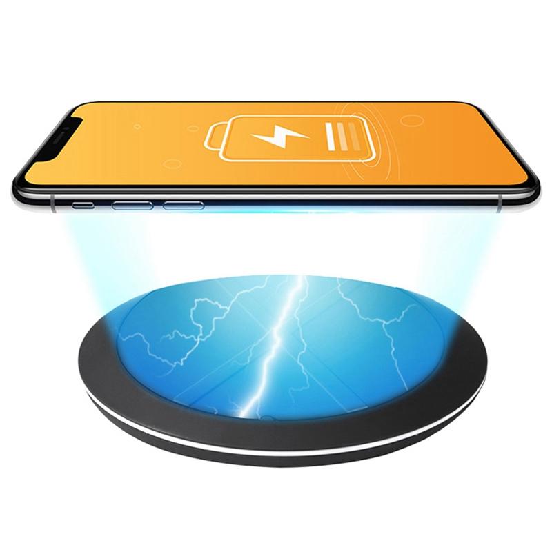 10W Portable Wireless Charger Lightweight & Smart - White 9