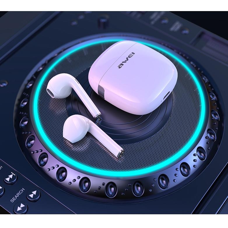 Wireless T28 Sports Tws Headset with Charging Case - White 6