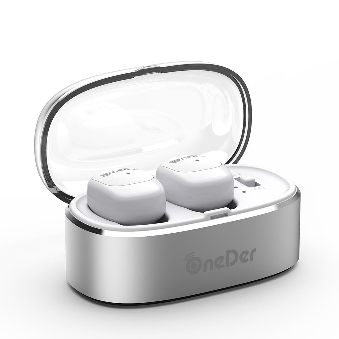 True Wireless Bluetooth Earbuds Oneder W11 - Stereo Sound - White 3
