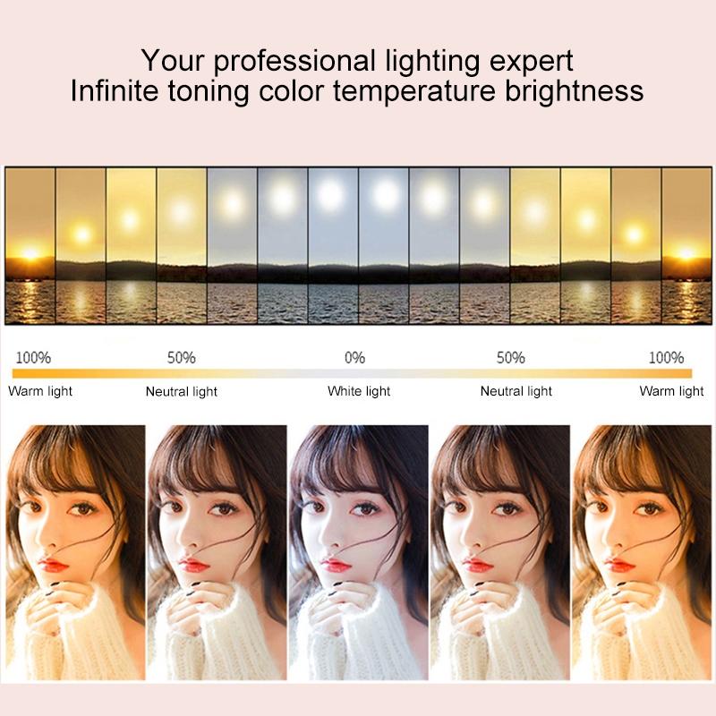 Beauty Eye Care Filling Light Holder for Live Streaming - White 8