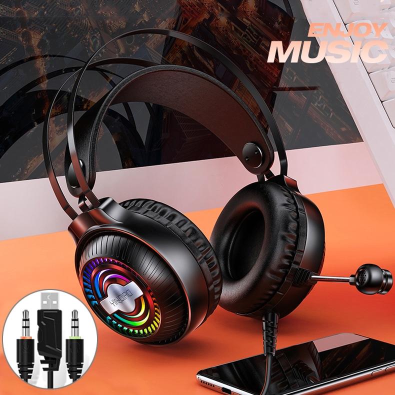 Q4 Wired Gaming Headset With Mic Dual 3.5Mm + Usb - White 9