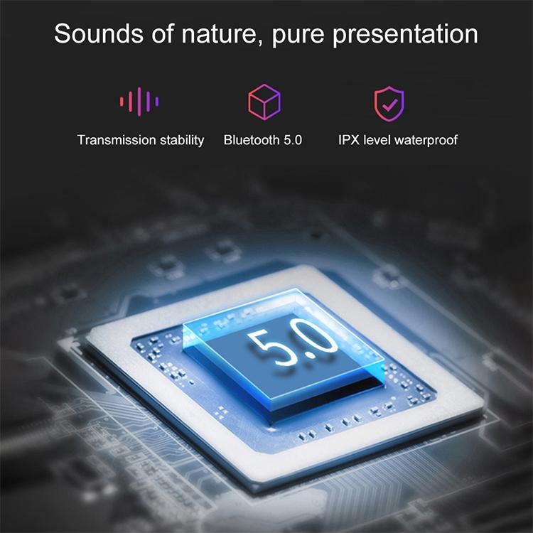 Waterproof Wireless Bluetooth Earphones with Magnetic Charging Box - 300mah - White 7