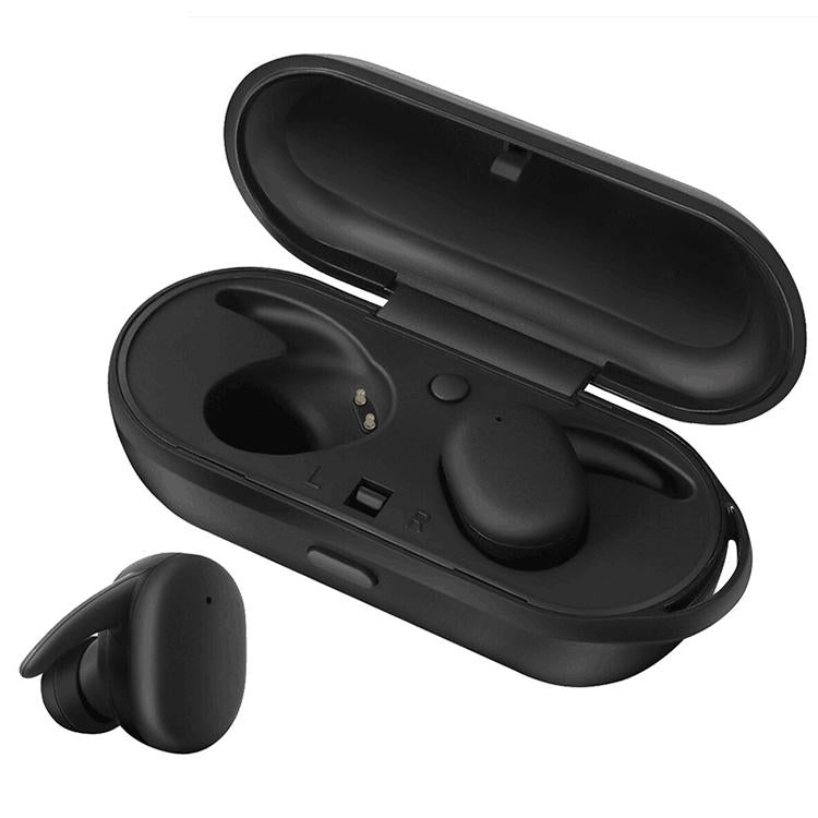 Waterproof Wireless Bluetooth Earphones with Magnetic Charging Box - 300mah - White 9