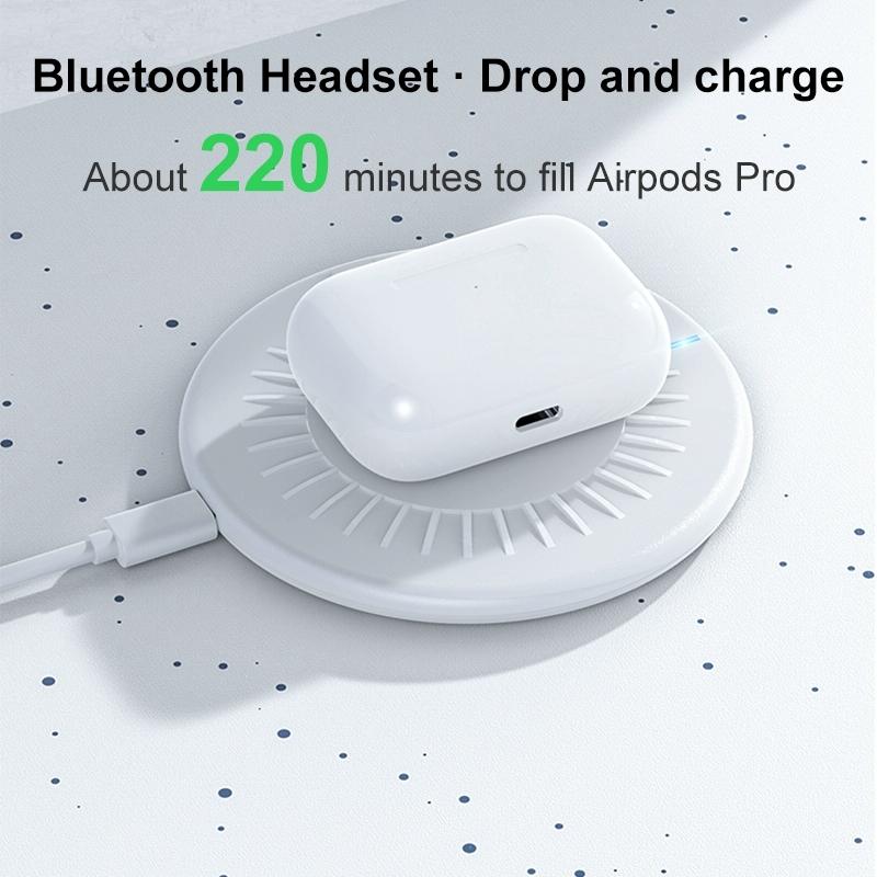 15W Round Wireless Fast Charger 964 Shape - White 6