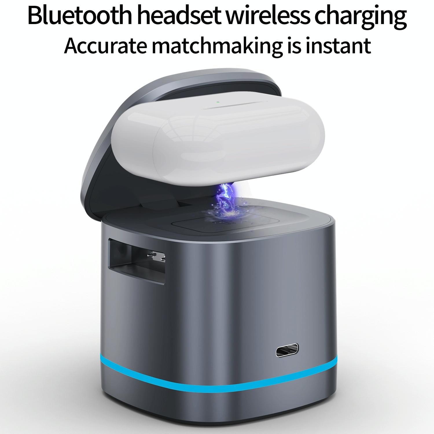 15W 3 In 1 Magnetic Wireless Charger - White 4