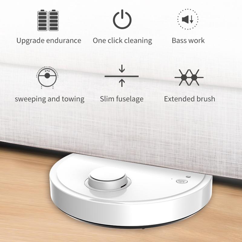 Intelligent Usb Charging Sweeping Robot - White 5