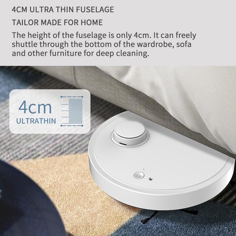 Intelligent Usb Charging Sweeping Robot - White 6