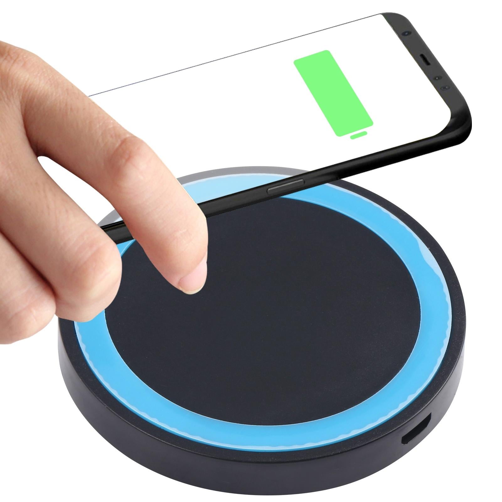 Universal 5W Round Wireless Charger - White 12