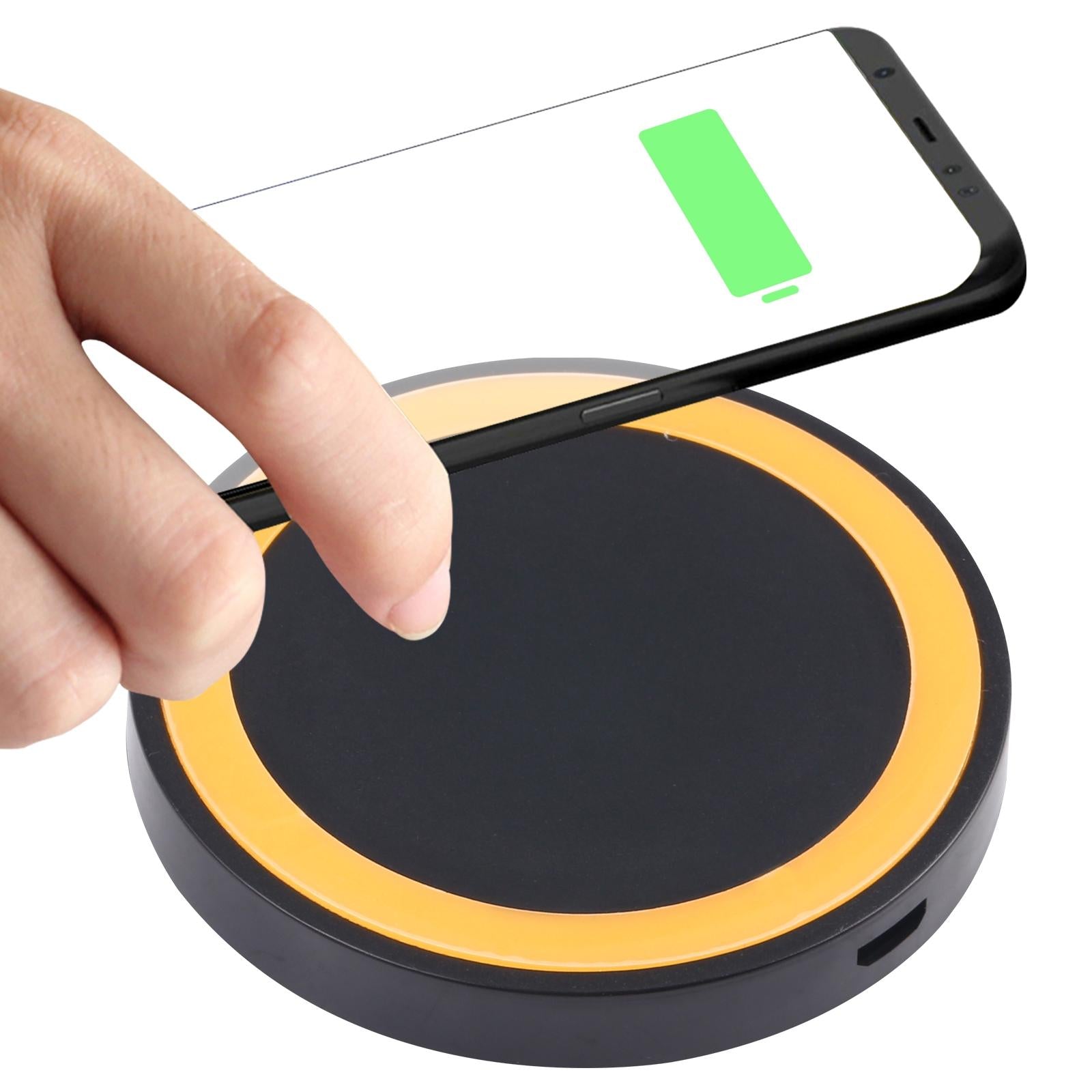 Universal 5W Round Wireless Charger - White 14