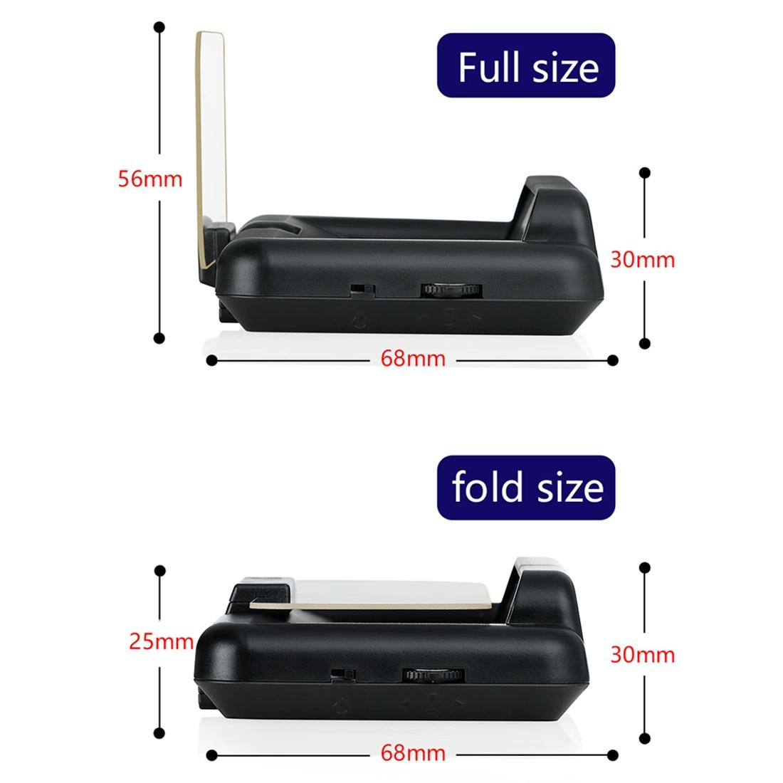Virtual Hd Reflection Board Car Gps Hud Speed & Distance Display Over / Under Speed & Voltage Alarm Fatigue Driving - Blue 3