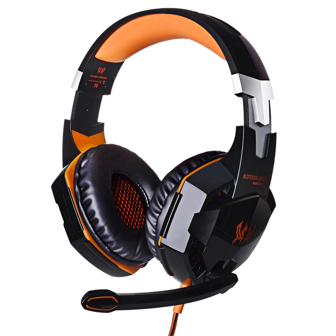 Over-Ear Gaming Headset With Mic Led Light And Stereo Bass For Pc Gamer - White 10