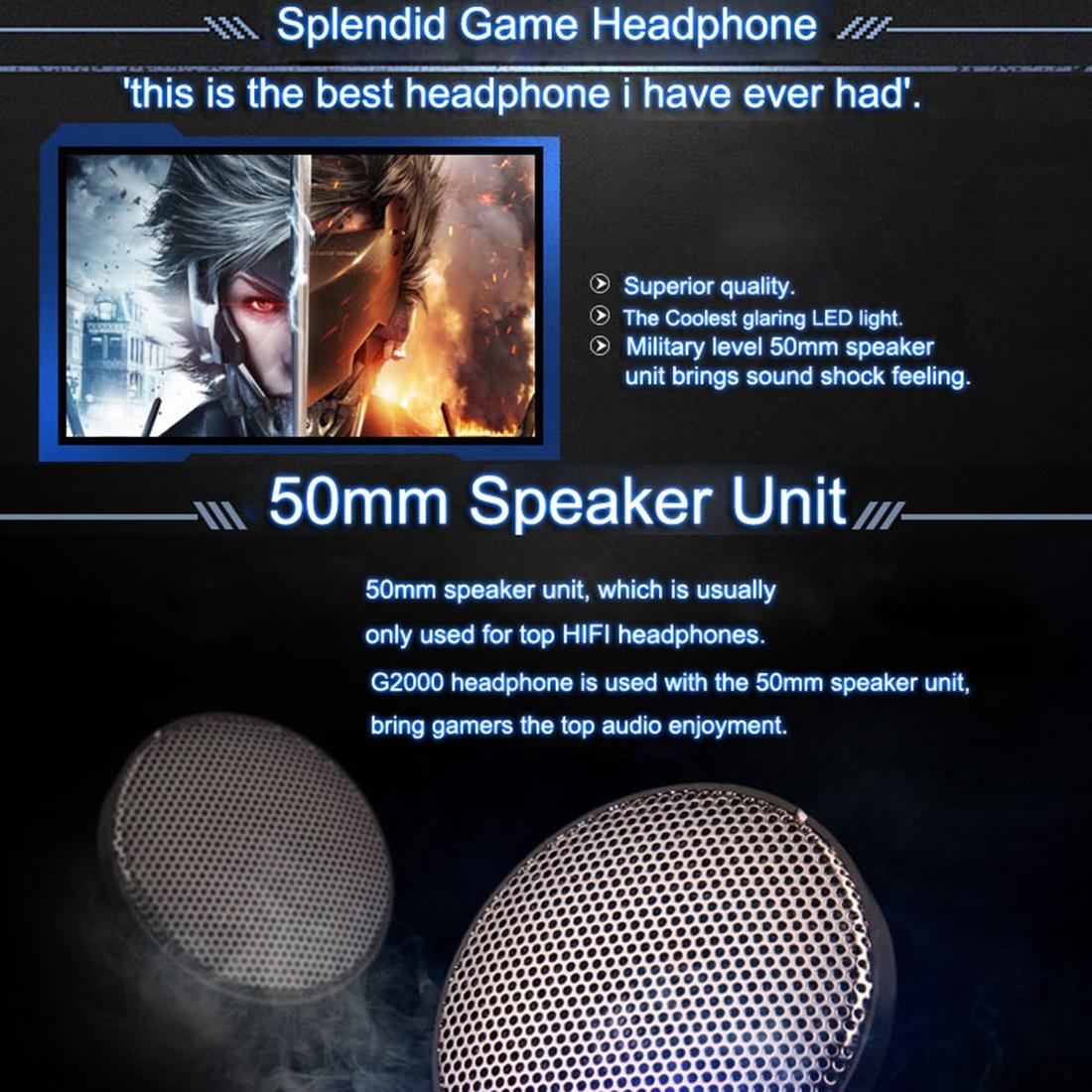 Over-Ear Gaming Headset With Mic Led Light And Stereo Bass For Pc Gamer - White 11