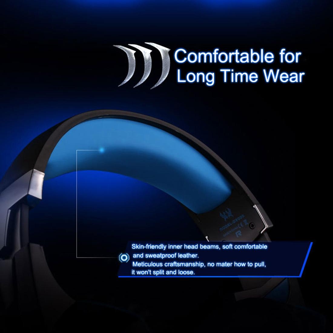 Over-Ear Gaming Headset With Mic Led Light And Stereo Bass For Pc Gamer - White 15