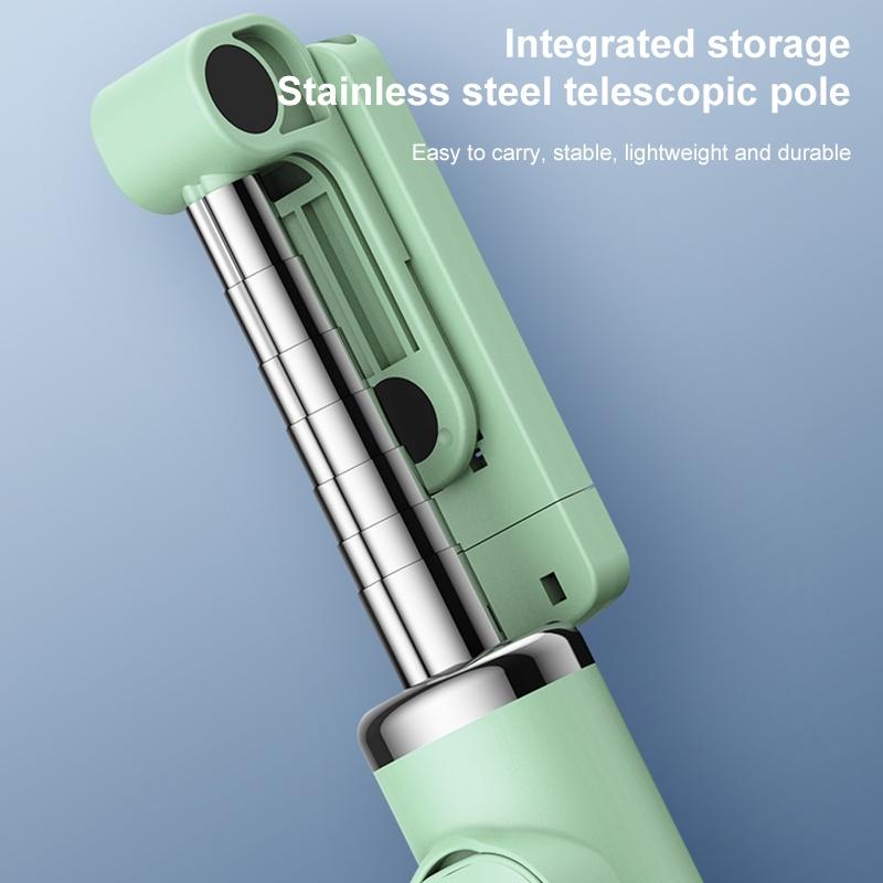 Wireless Selfie Stick with Remote Tripod - Compact Design - Yellow 5