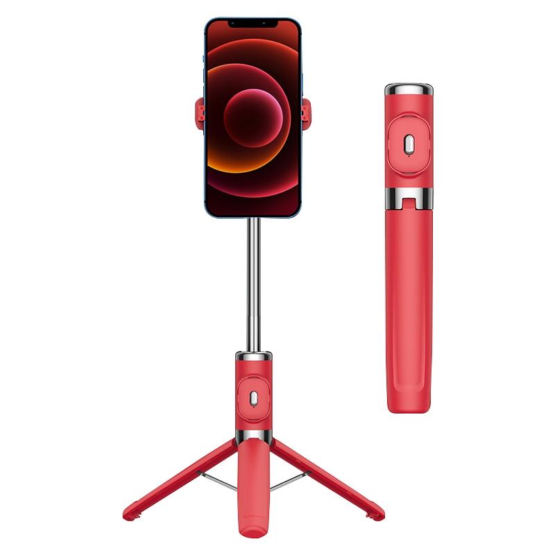 Wireless Selfie Stick with Remote Tripod - Compact Design - Yellow 11