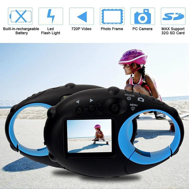 Mini Keychain Digital Camera for Kids - 5mp 1.5 Screen Gift - Yellow 8