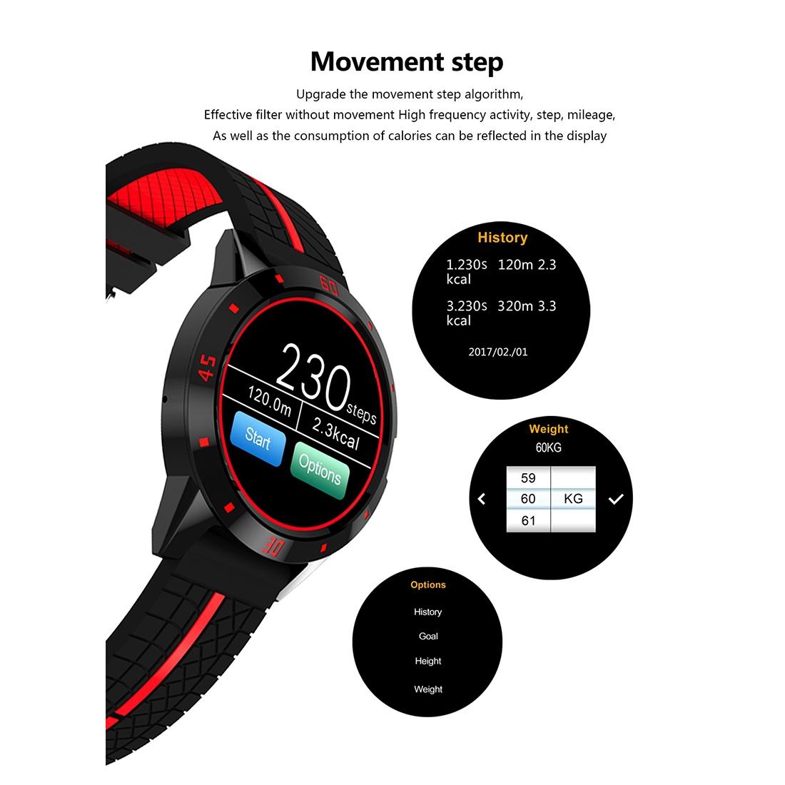 1.3 Inch Tft Screen Mtk2502C Bluetooth4.0 Silicone Watch Band Support Heart Rate Monitor & Pedometer & Sleep Monitor & Sedentary Reminder - Yellow 12