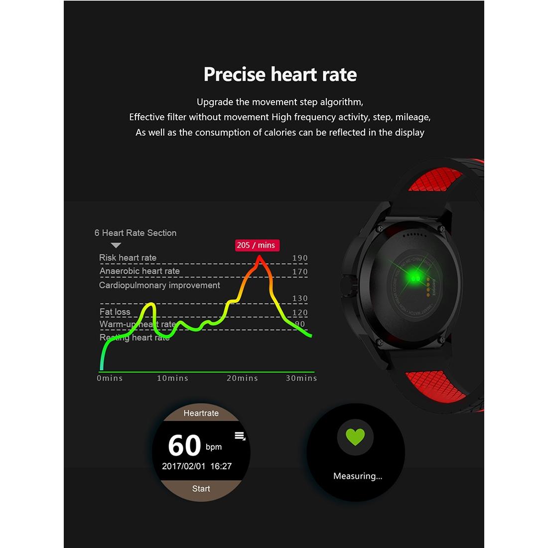 1.3 Inch Tft Screen Mtk2502C Bluetooth4.0 Silicone Watch Band Support Heart Rate Monitor & Pedometer & Sleep Monitor & Sedentary Reminder - Yellow 13