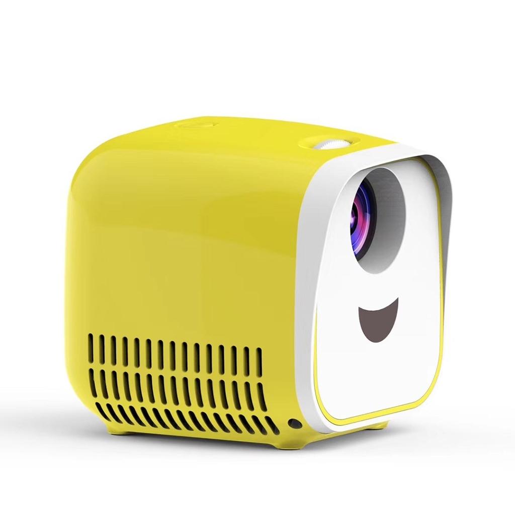 Portable Mini Led Projector With Speaker For Children'S Home Use - Yellow 12