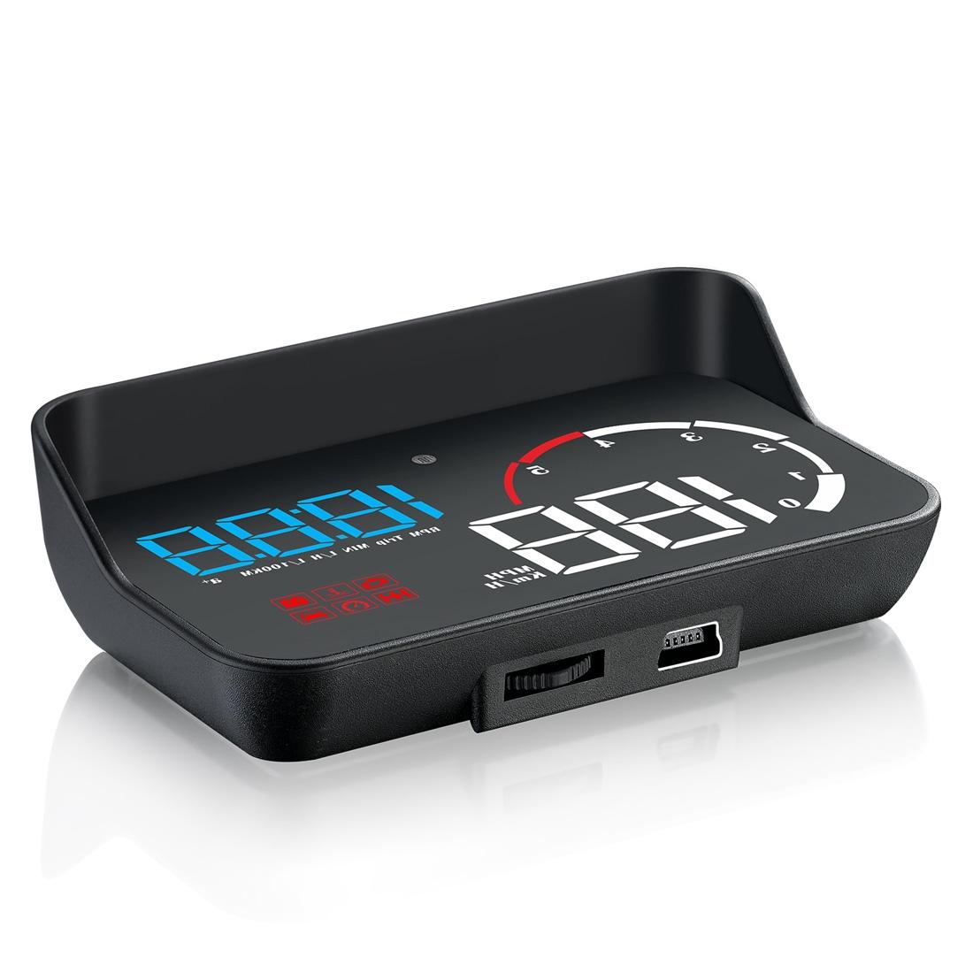 Universal Car Obd2 Hud 3.5 Inch Vehicle Head Up Display - Yellow 9