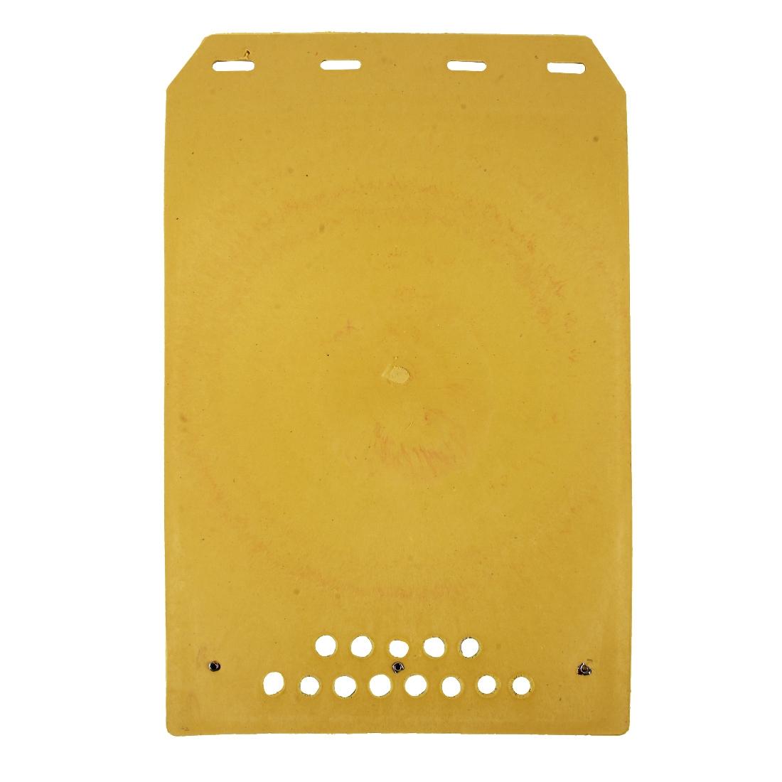 2 Pcs Premium Heavy Duty Molded Splash Mud Flaps Auto Front And Rear Fender Guard Small Size Random Pattern Delivery - Yellow 4