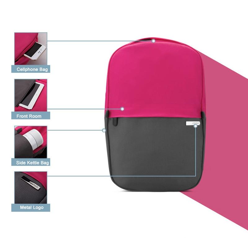 Xy Series Multi-functional Backpack for 13.3 Inch Laptop - Fashion Colour Matching - Yellow 8