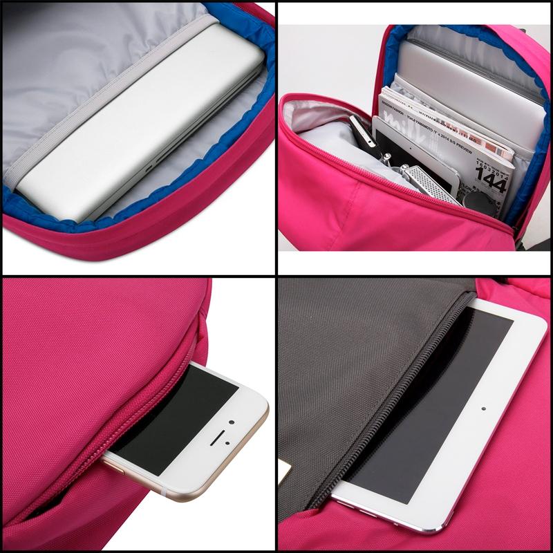 Xy Series Multi-functional Backpack for 13.3 Inch Laptop - Fashion Colour Matching - Yellow 14