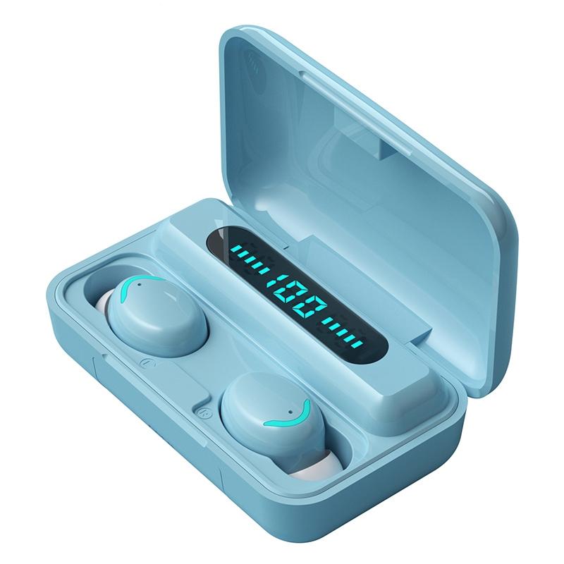 Macaron Series Bluetooth Earphones with Breathing Light & Noise Reduction - Yellow 12