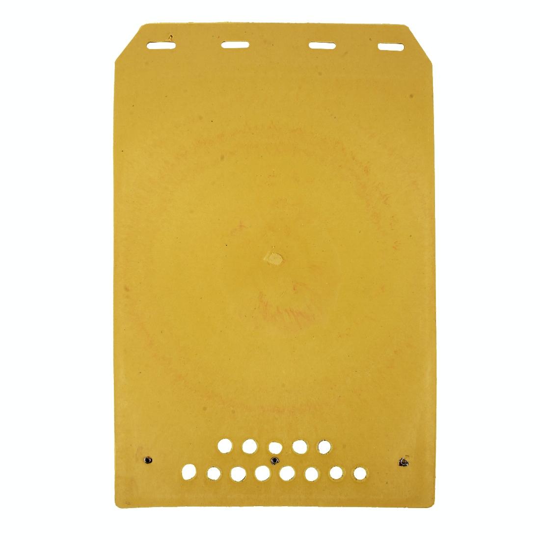 Premium Heavy Duty Molded Splash Front And Rear Mud Flaps Fender Guard Medium Size Random Pattern Delivery - Yellow 4