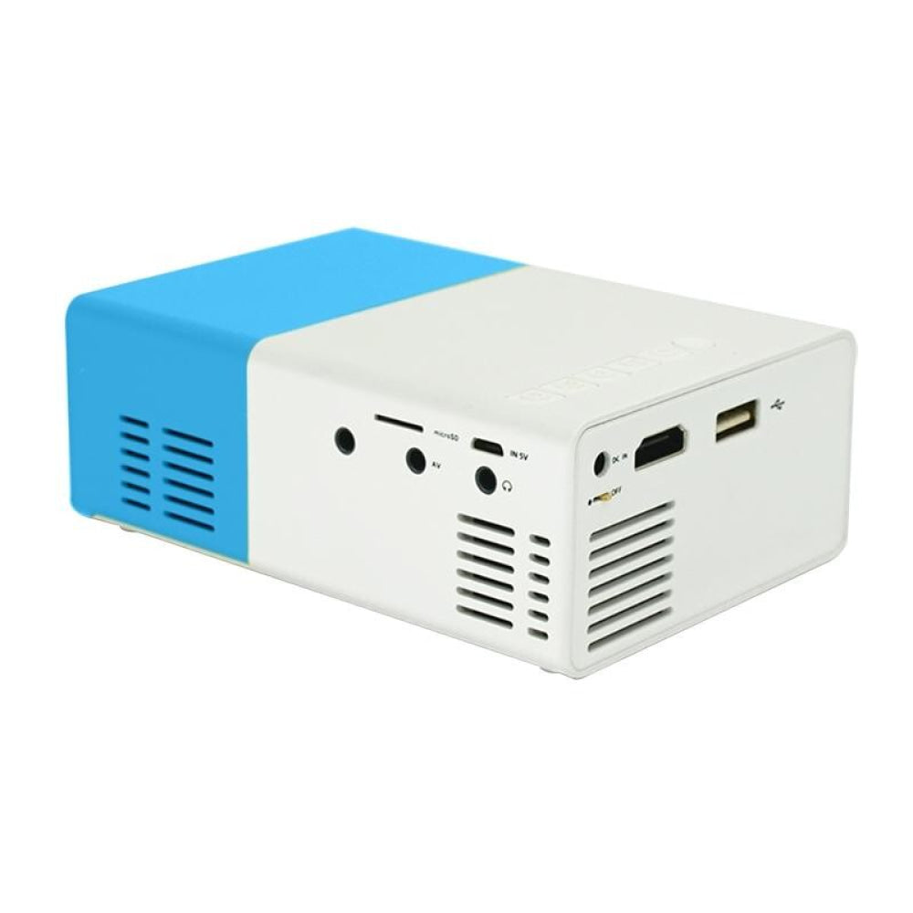 Portable Mini Home Theater Projector - 400 Lumens Hdmi / Av / Sd / Usb Remote Control - Yellow 9
