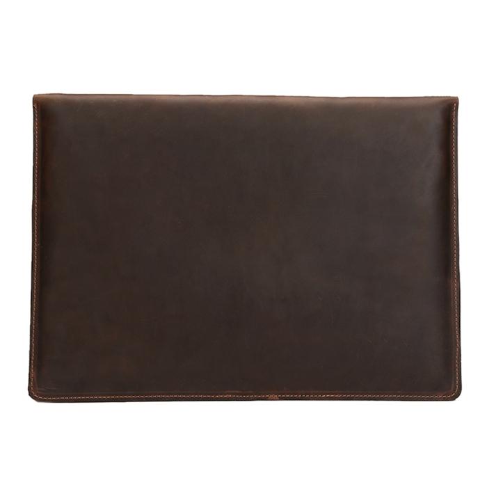 12 Genuine Leather Laptop / Tablet Bag - Universal Fit - Yellow 4