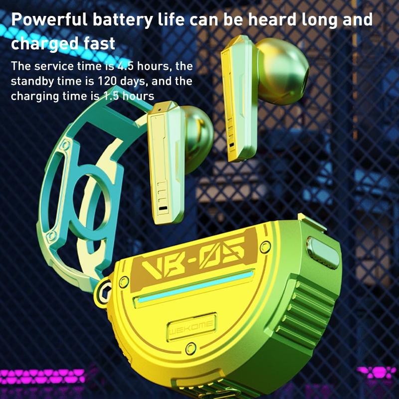 Wireless Pioneer Bluetooth Earphones - Vb05 - Yellow 3