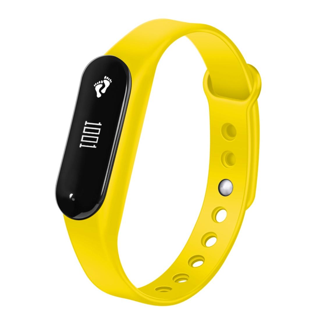 Bluetooth Smart Bracelet With Heart Rate Monitor And Sleep Tracker - Yellow 13
