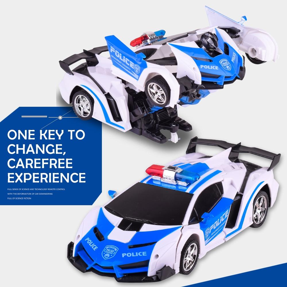 Remote-controlled Deformable Toy Car - 4 Channels - Yellow 13