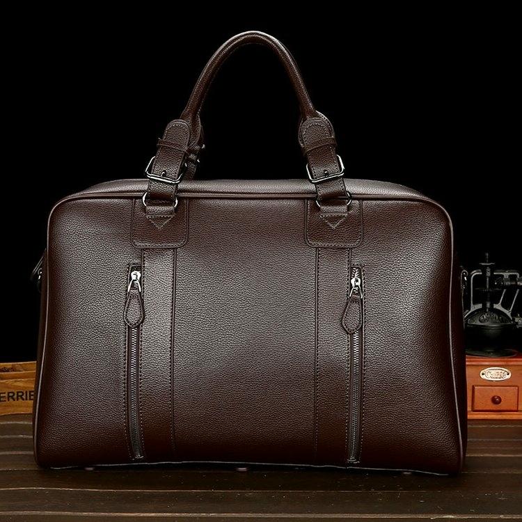 Large Leather Gym & Travel Bag - Spacious & Stylish 3