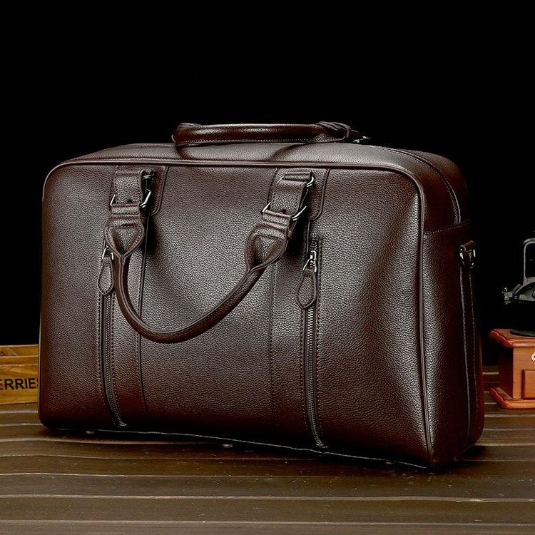 Large Leather Gym & Travel Bag - Spacious & Stylish 5