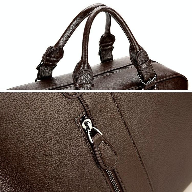 Large Leather Gym & Travel Bag - Spacious & Stylish 9